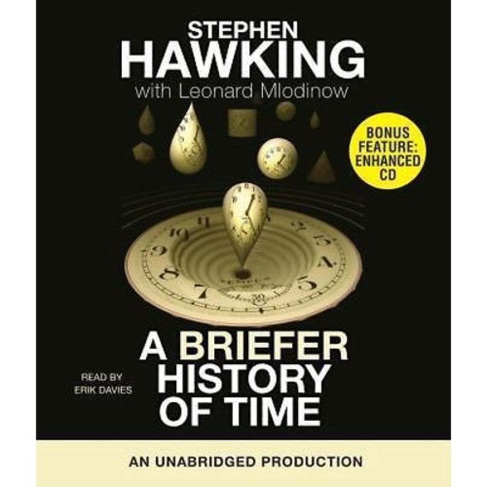 A Briefer History of Time by Leonard Mlodinow and Stephen Hawking (2005, CD) NEW